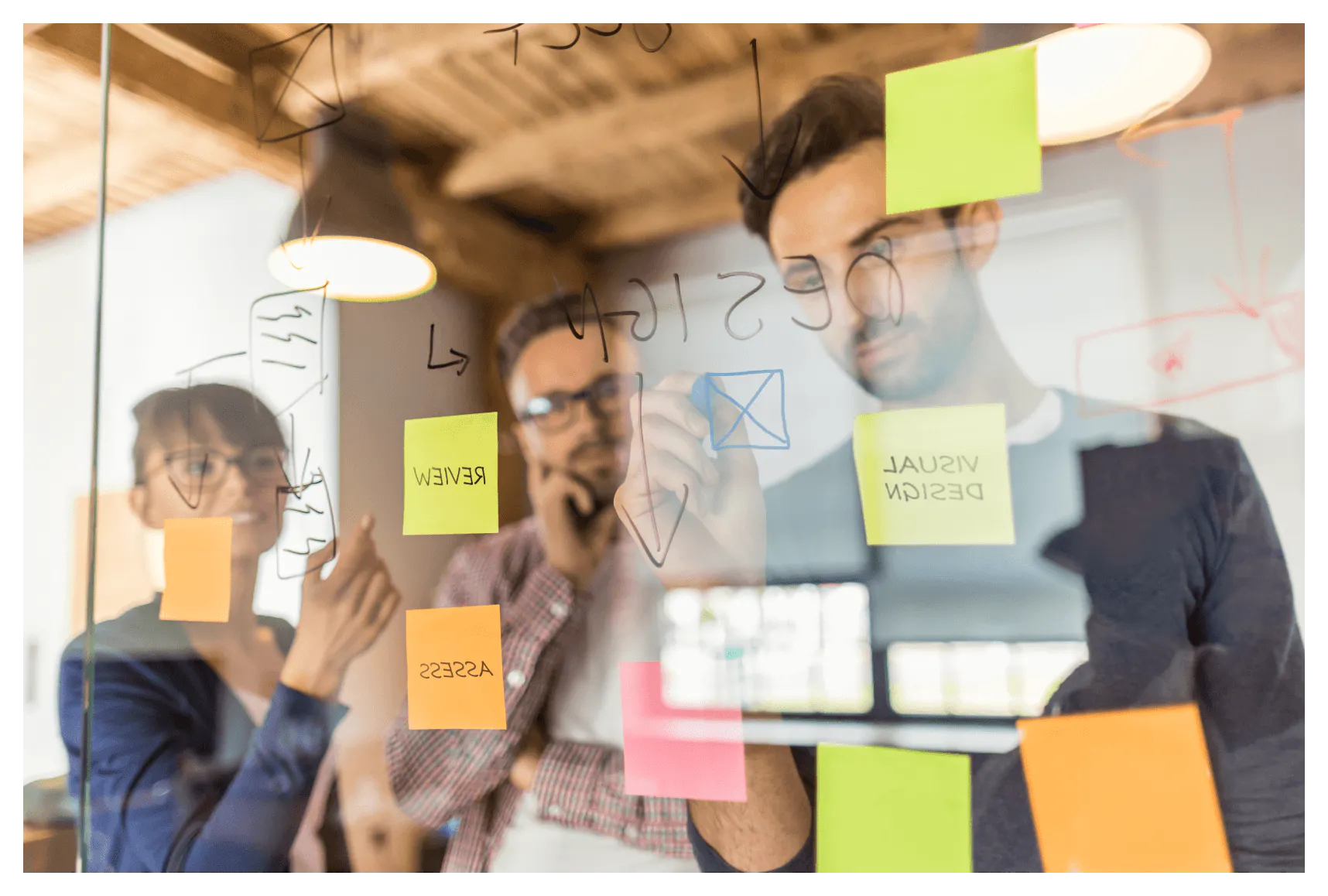 Digital consultancy team collaborating on strategy