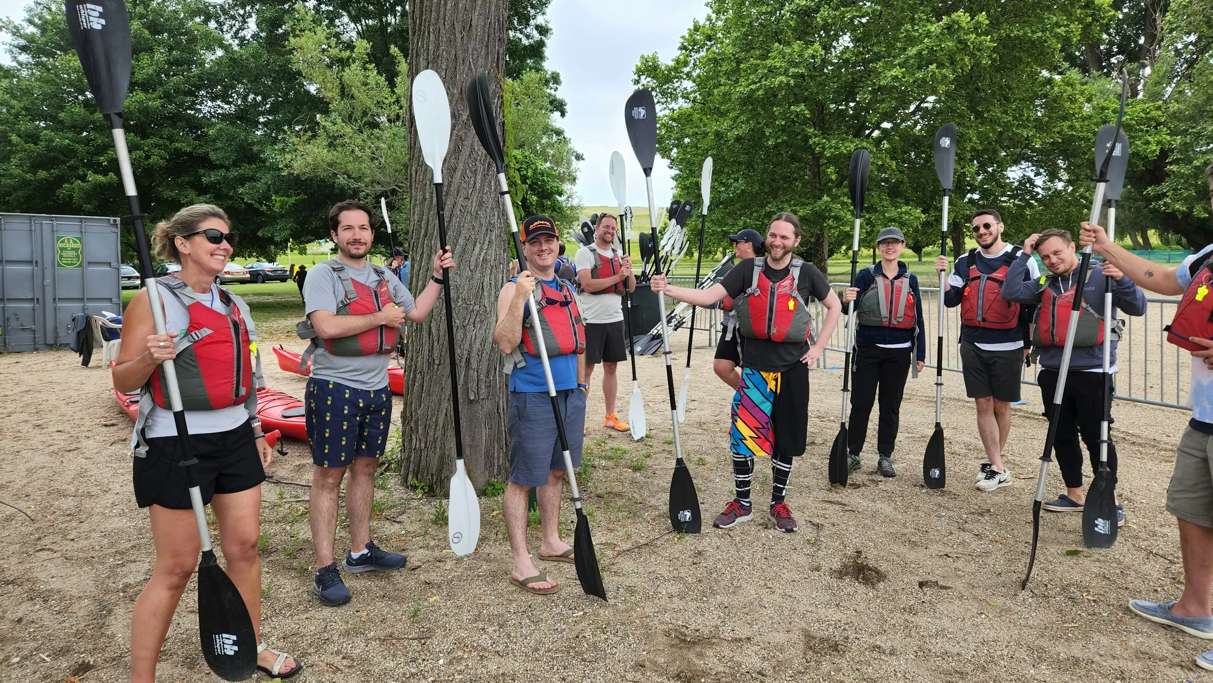 Modus Team ready for kayak