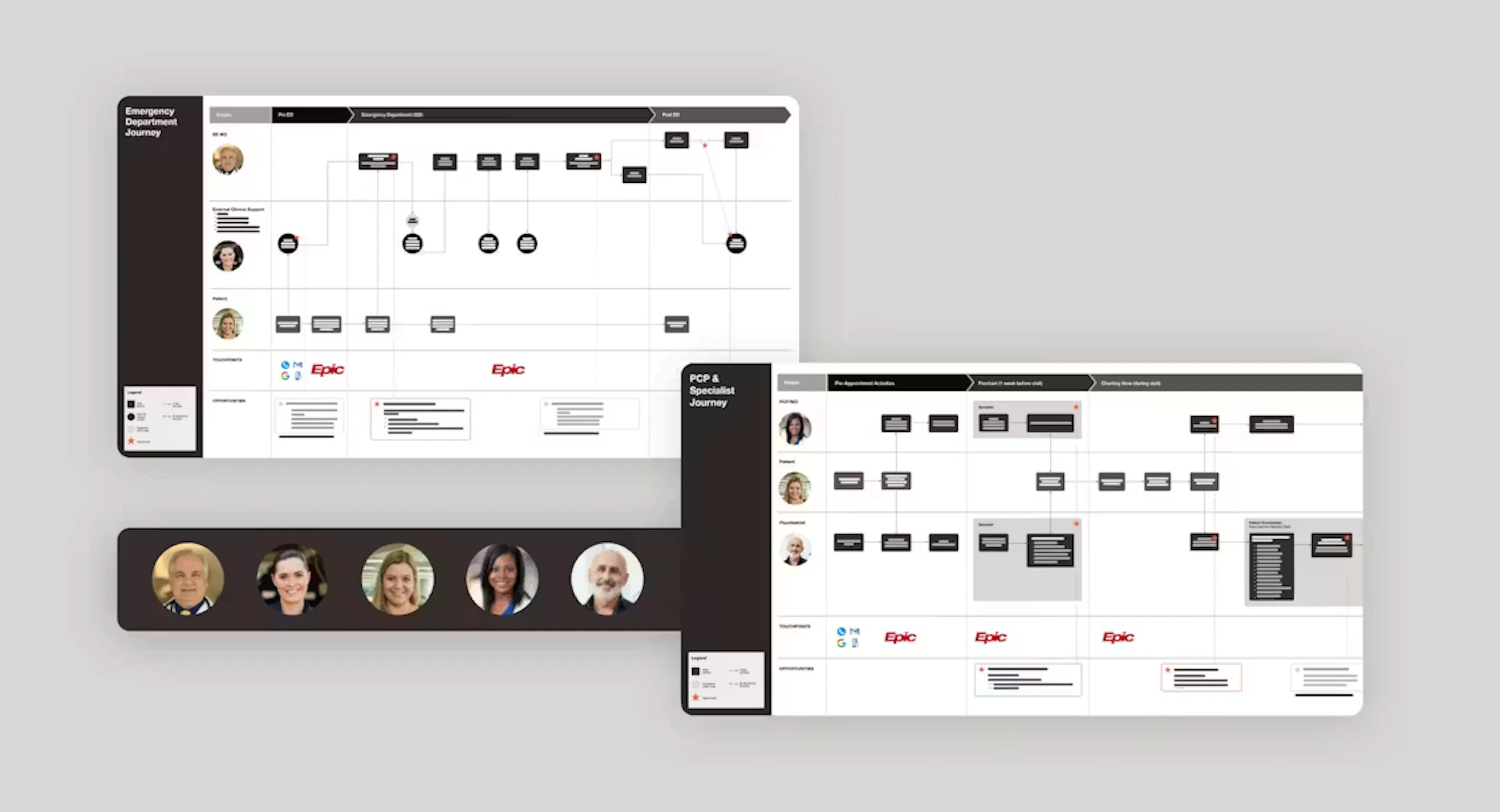 Multiple Koa interface screens