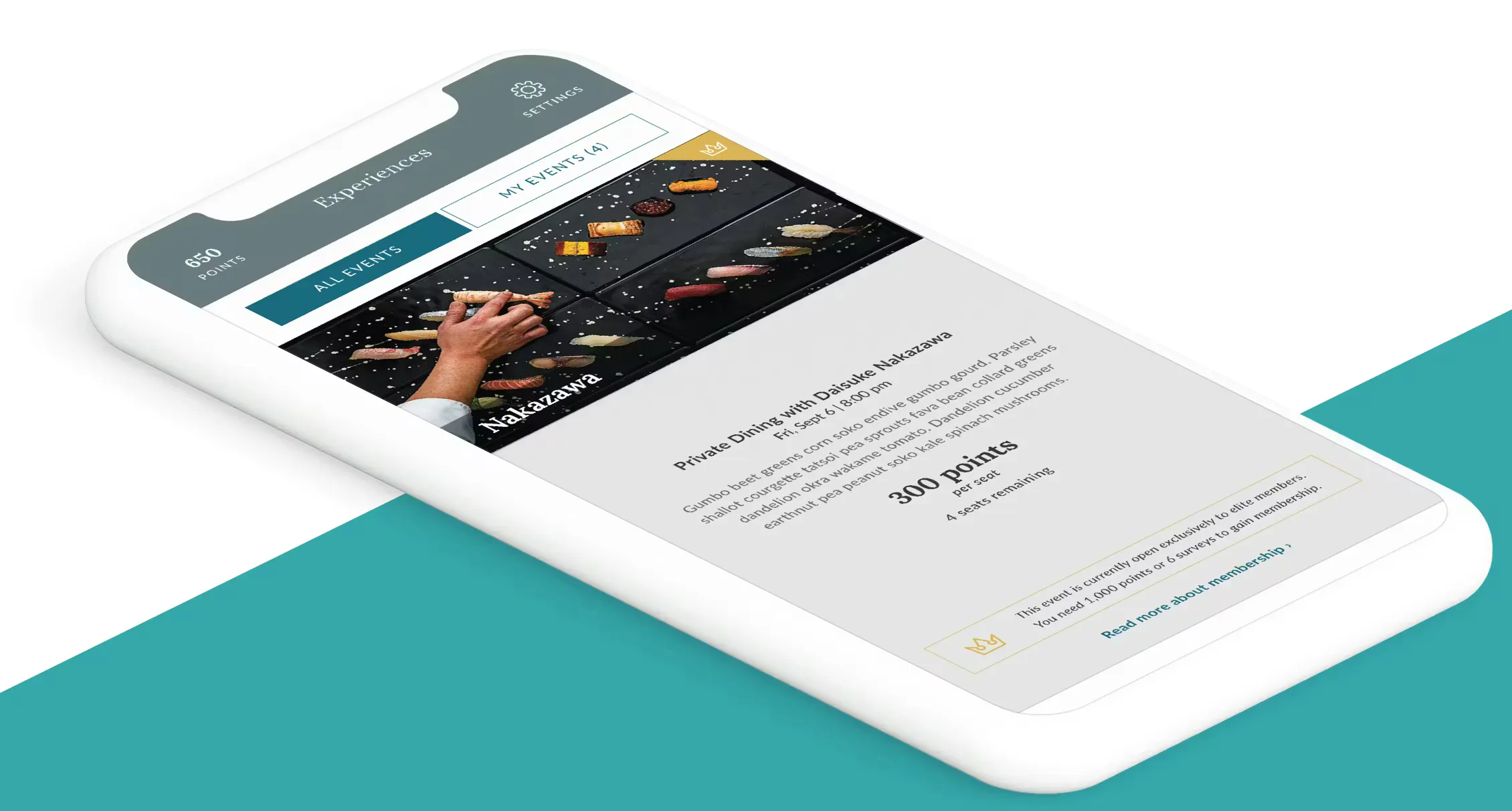 a white and turquoise background with a phone showing the Renzell site in the front