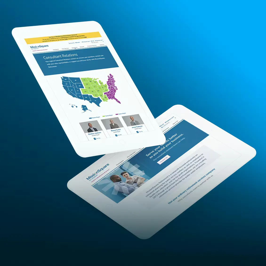 MSQ screens on tablets