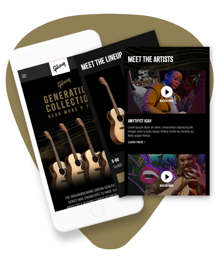 A cellphone with different screens