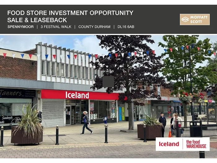 Iceland, 3 Festival Walk, Spennymoor - Sale & Leaseback