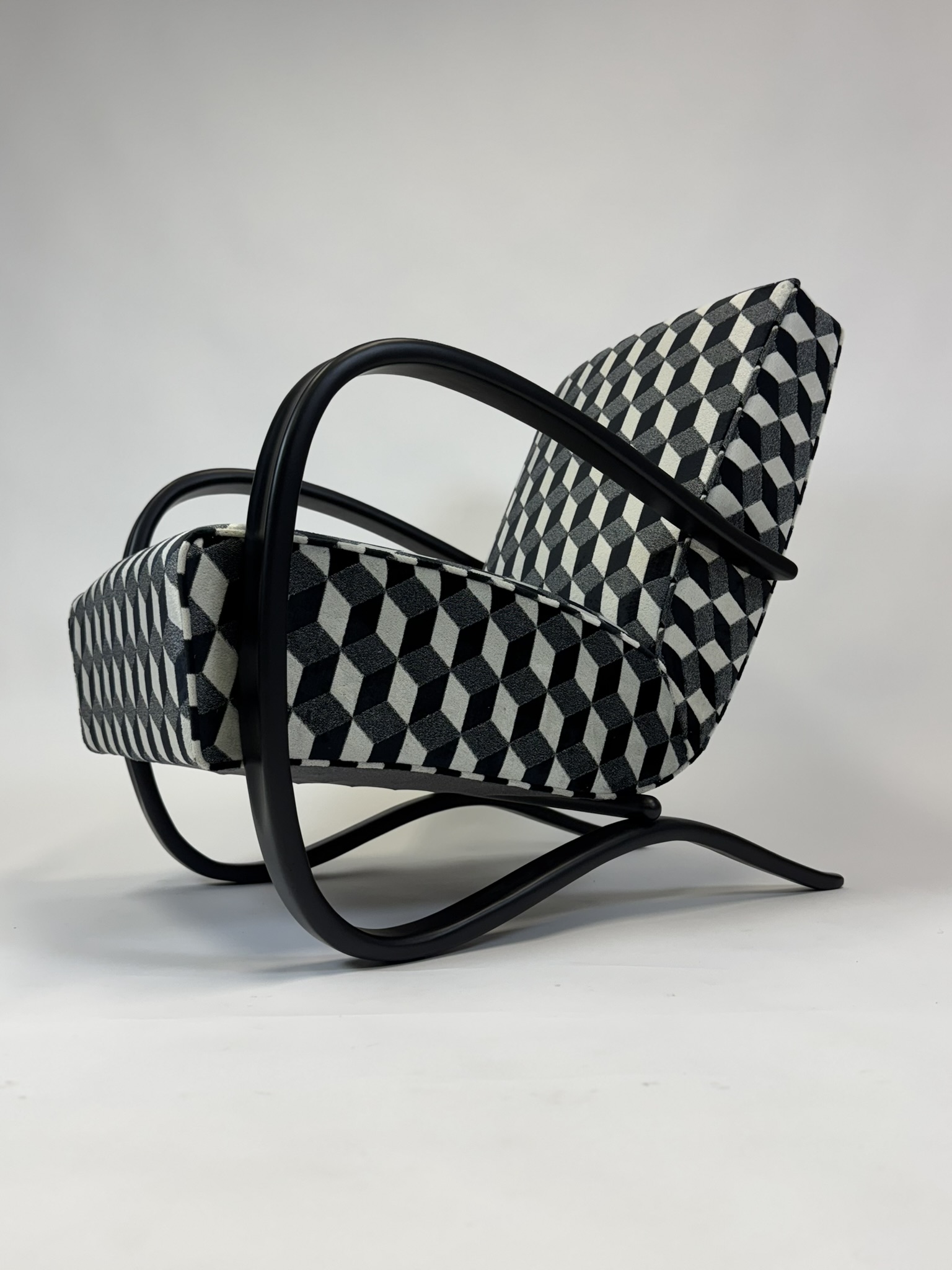 Křeslo Halabala H269 - 3D vzor