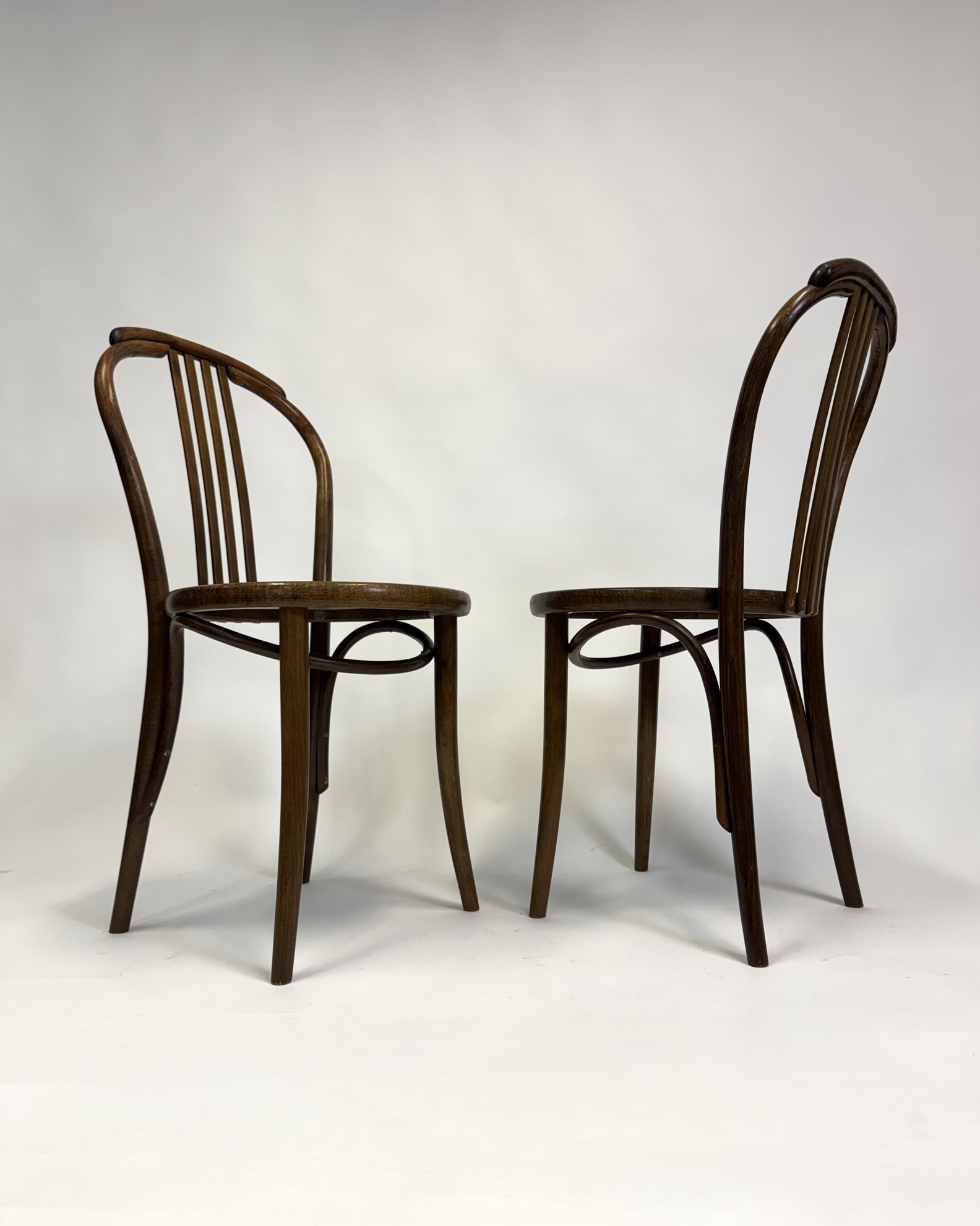 Židle TON – design Josef Macek (4 ks), původní stav