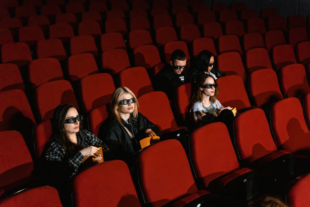 3d glasses at cinema