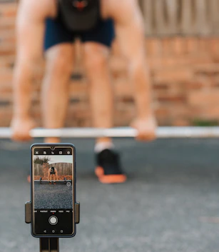 filming fitness content