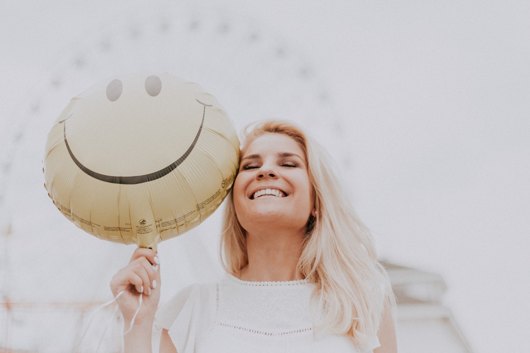 young girl with a smile