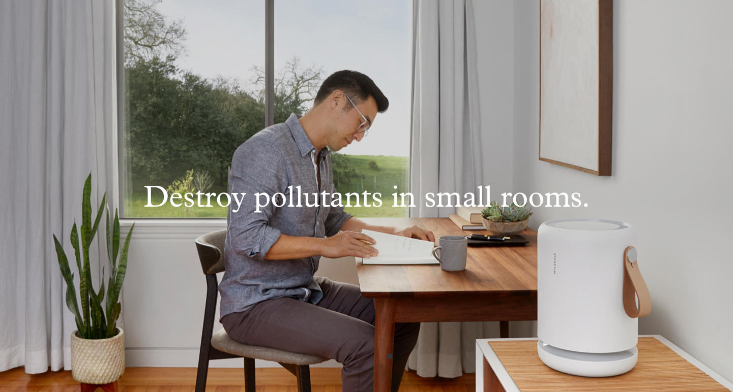 MN2P-US for sale online Molekule Air Mini Small Room Purifier with Particle Sensor