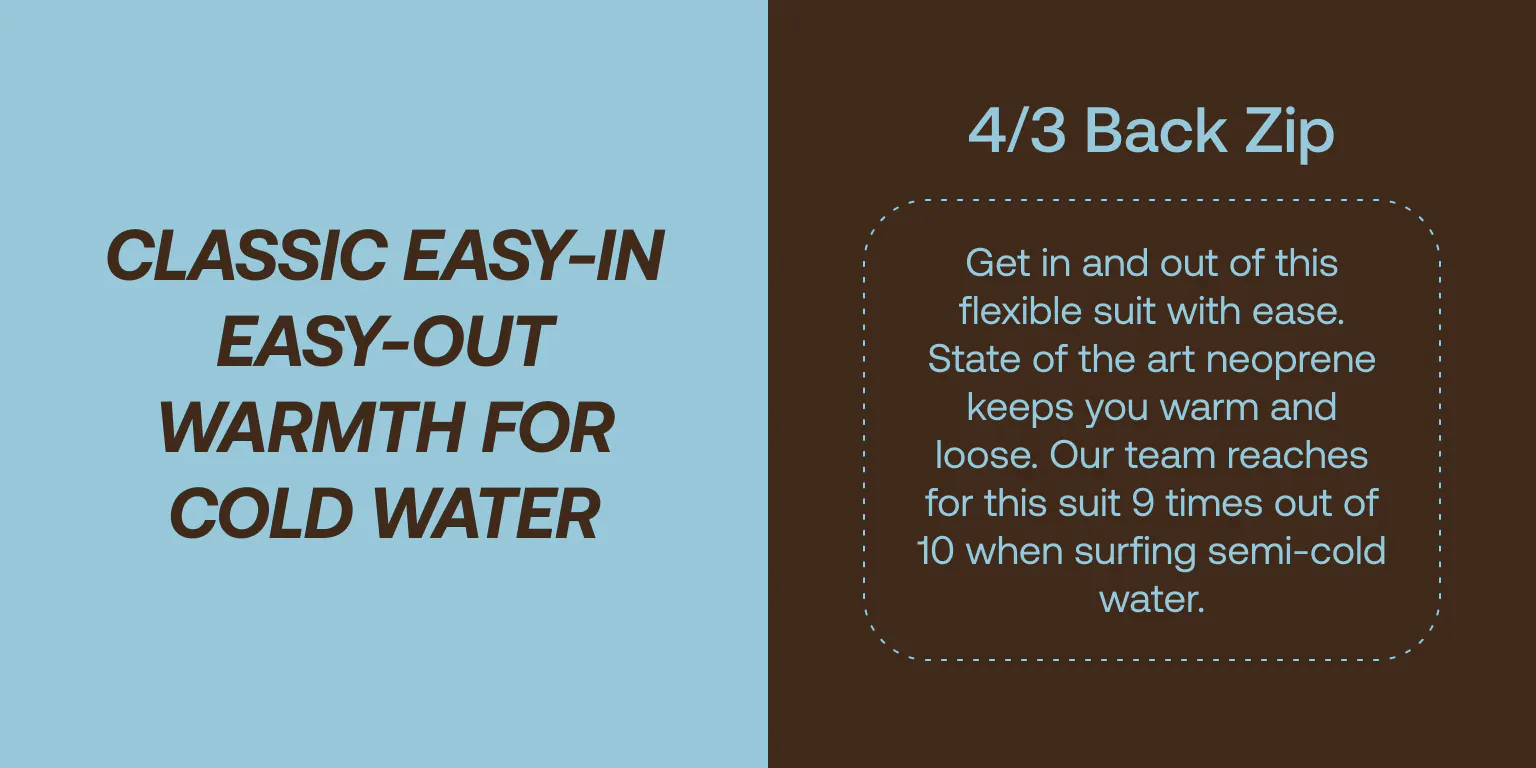 43 Back Zip - Non Insulated