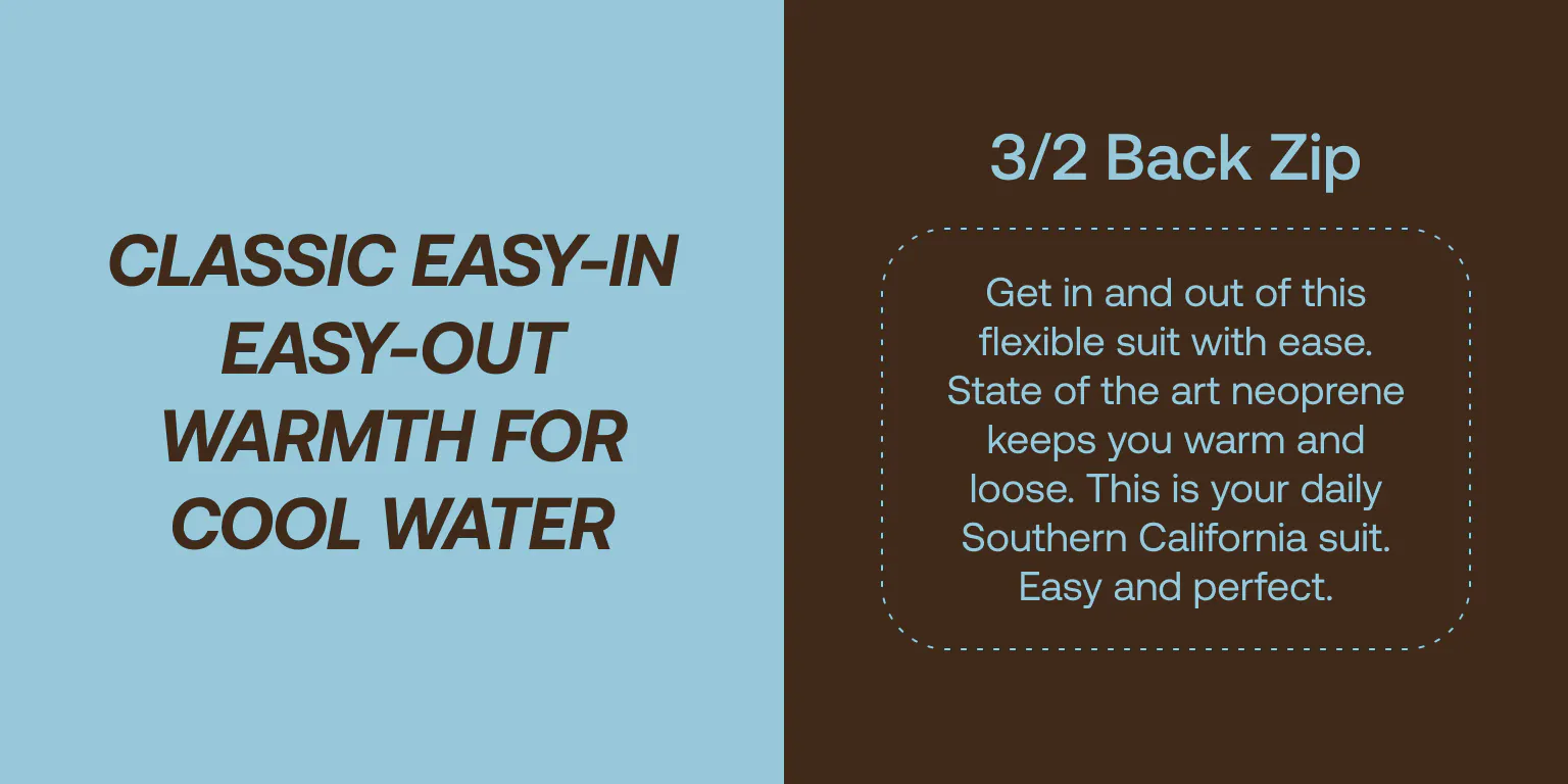 32 Back Zip Description - Non Insulated