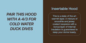 Insertable Wetsuit Hood Description