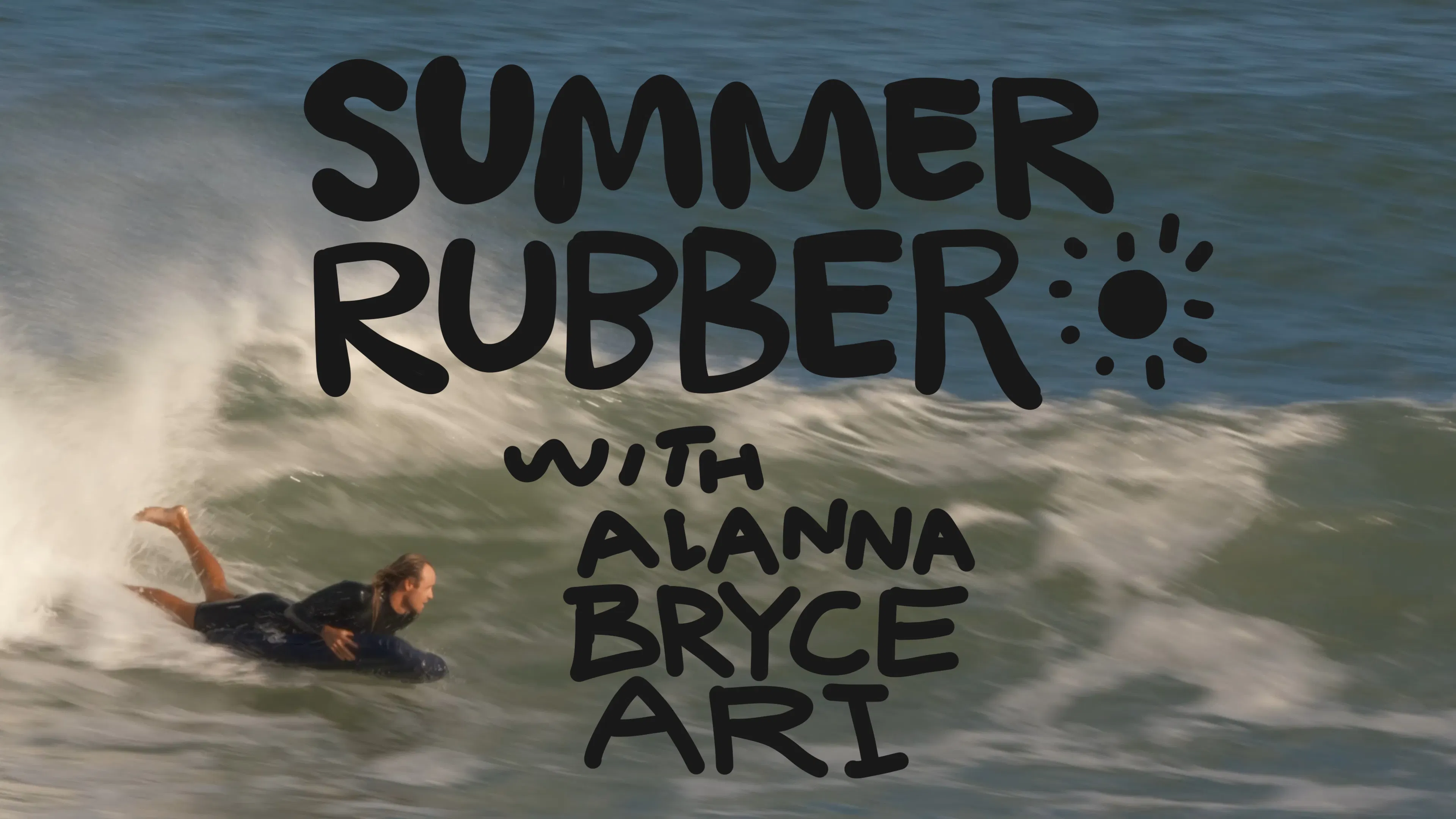 Summer Rubber Title Card