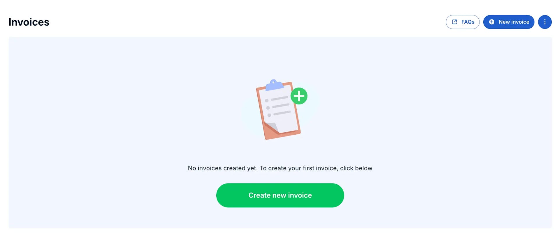 Aspire invoicing module with reconciliation features
