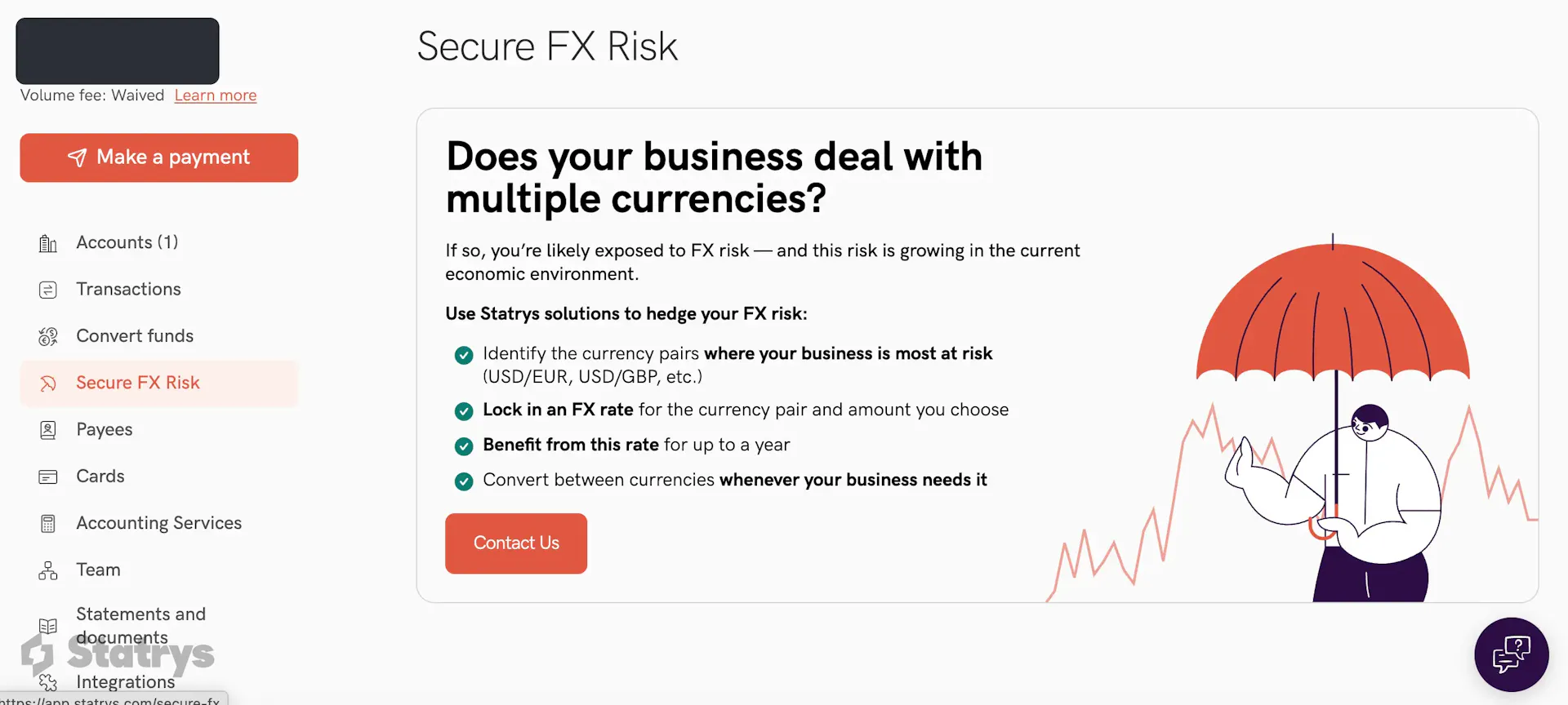 Statrys Secure FX Risk module with the multi-currency hedging product description