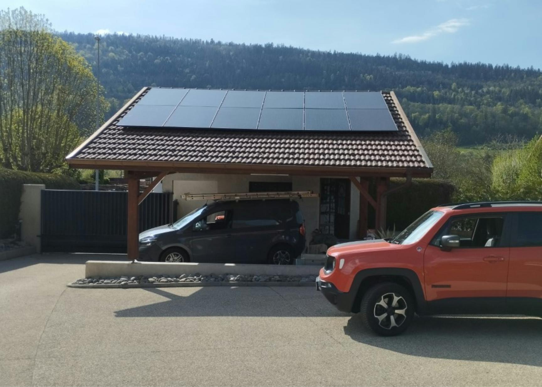 carport panneau solaire