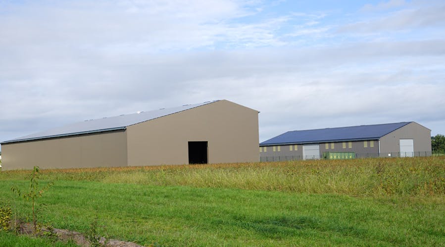 Hangar agricole photovoltaïque