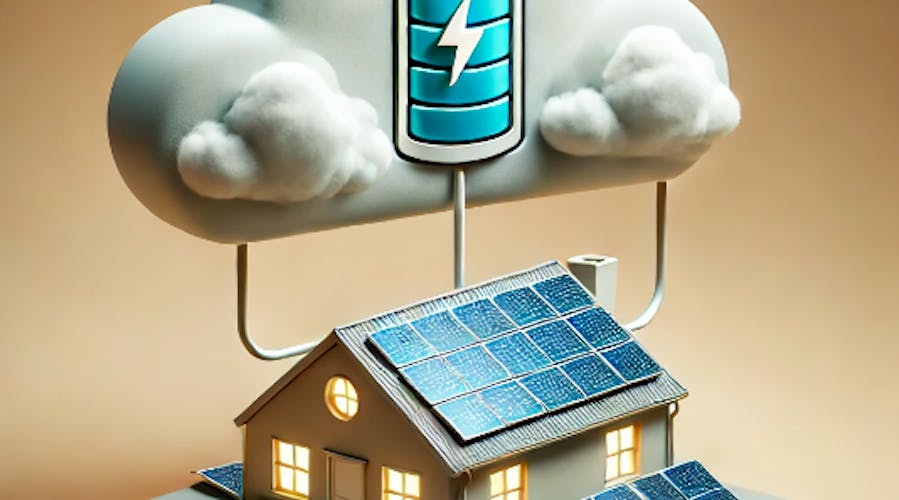Batterie virtuelle panneau solaire
