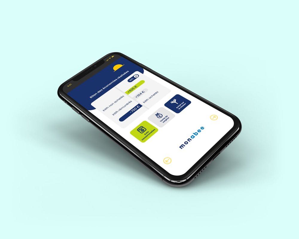 application monabee - bilan autoconsommation solaire économies
