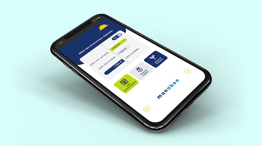application monabee - bilan autoconsommation solaire économies