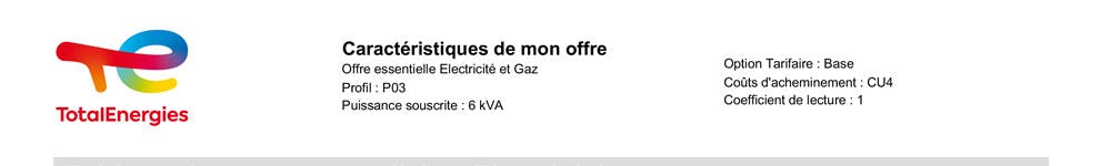 facture d'électricité total énergie