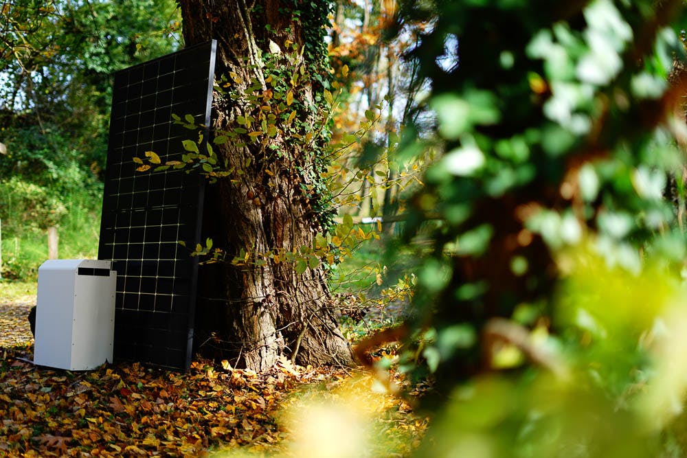 Batterie monabee et panneaux solaires