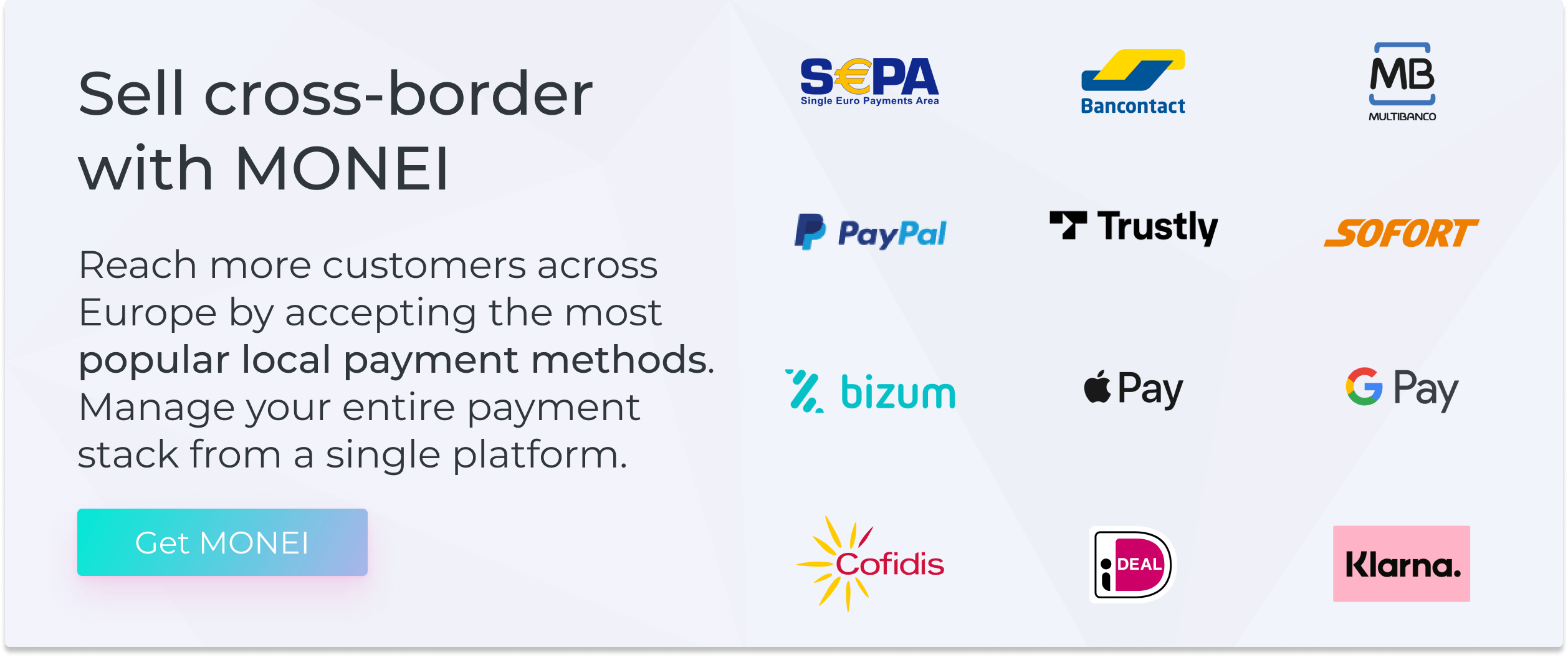 Graphic with local payment method logos 