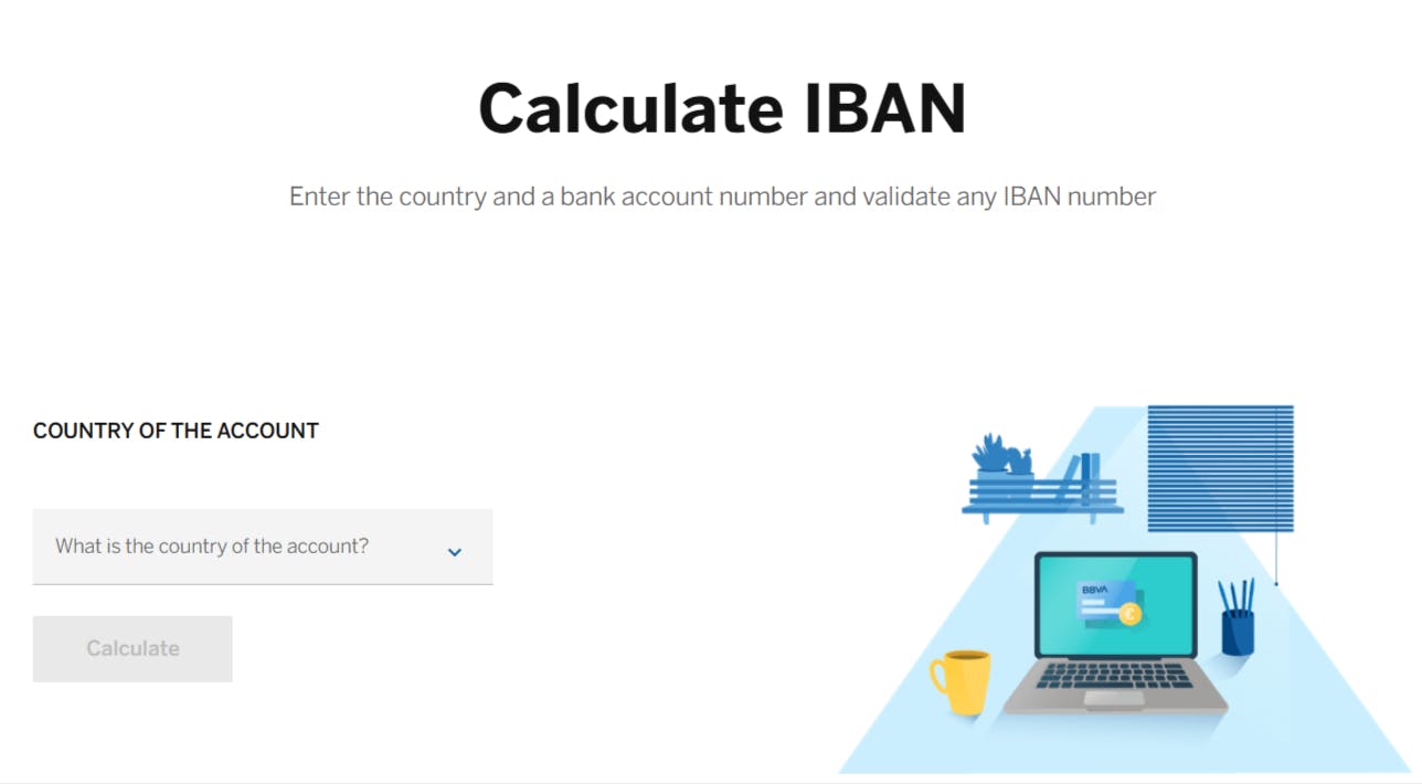 bbva iban calculator