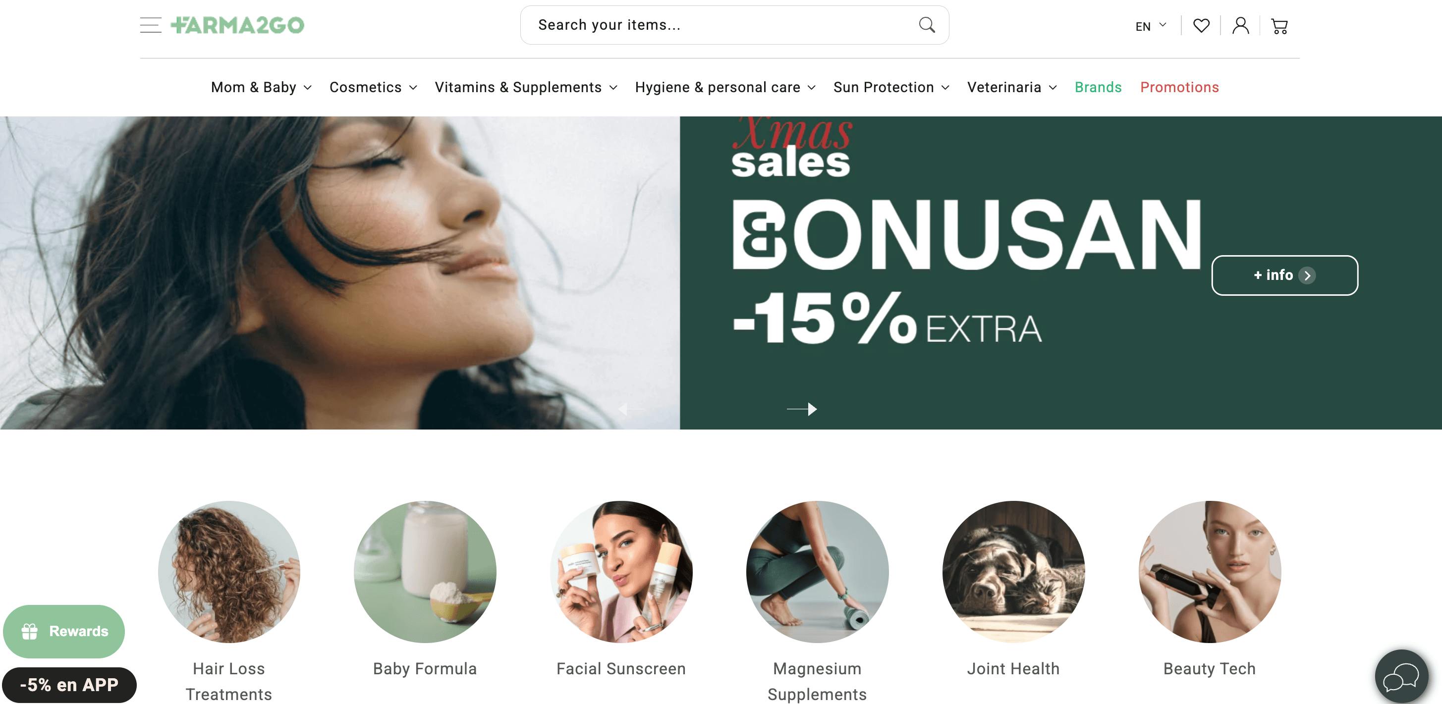 Farma2go homepage screenshot