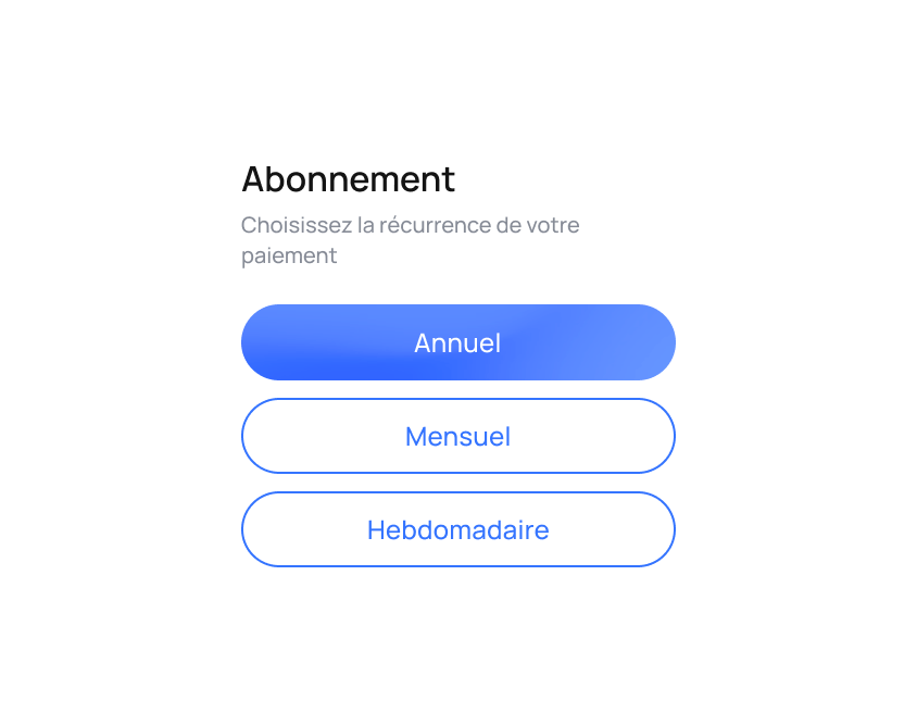 PERSONNALISEZ LES ABONNEMENTS