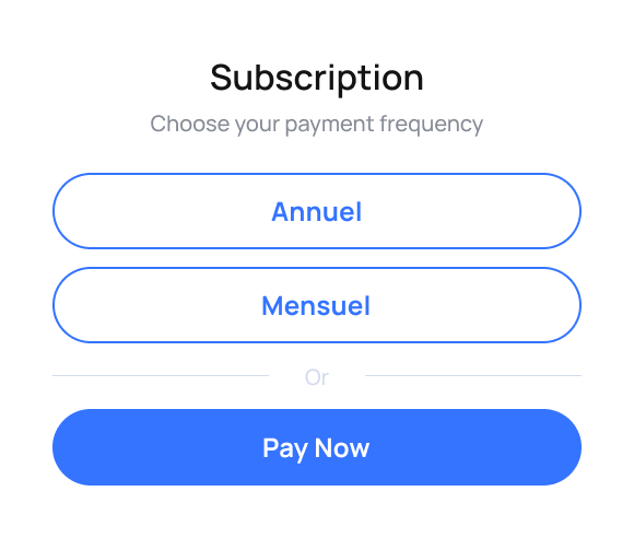 Manage recurring and one-time payments