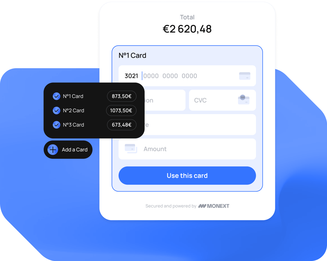 Payments Across Multiple Cards