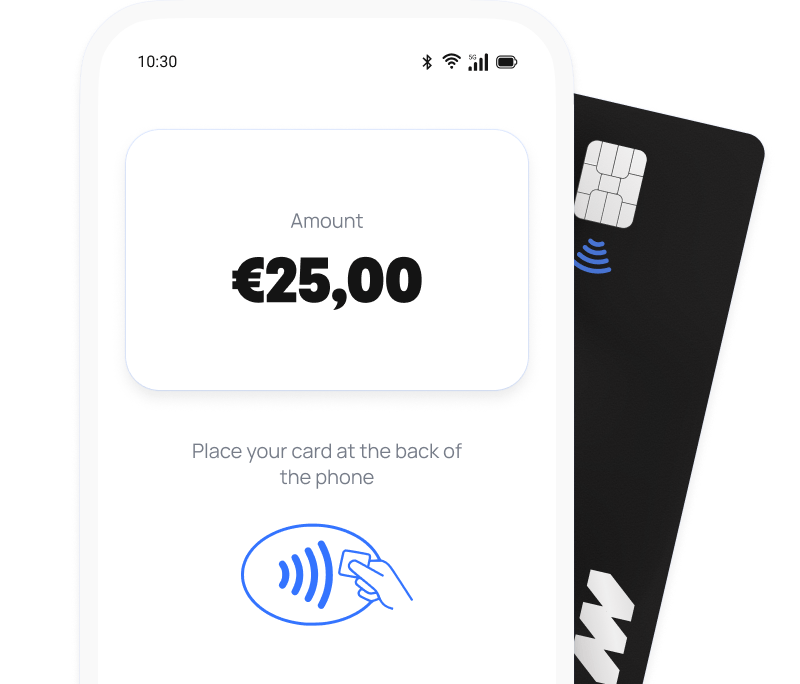 TURN YOUR SMARTPHONE INTO A PAYMENT TERMINAL