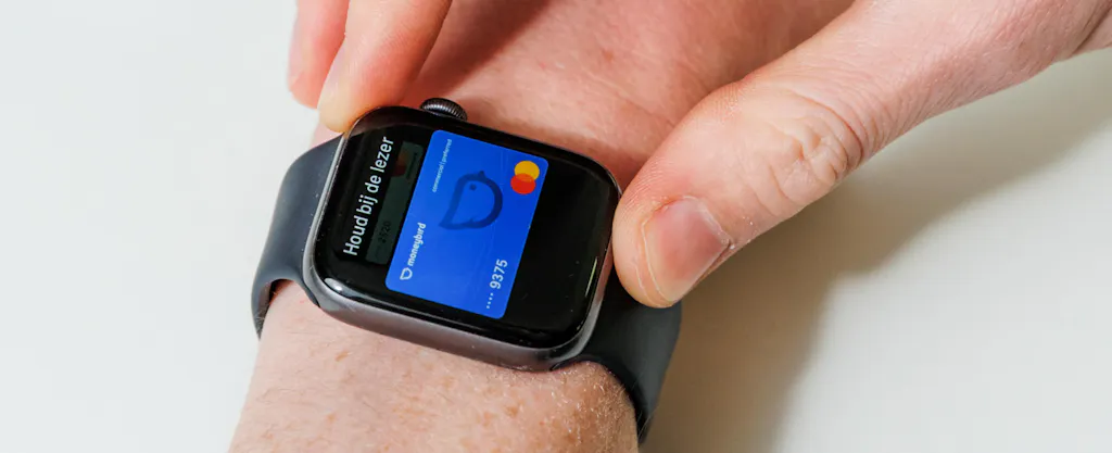 Smartwatch met betaalpas
