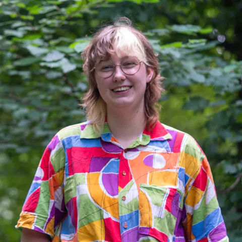 Ondernemer Anna Everts lachend