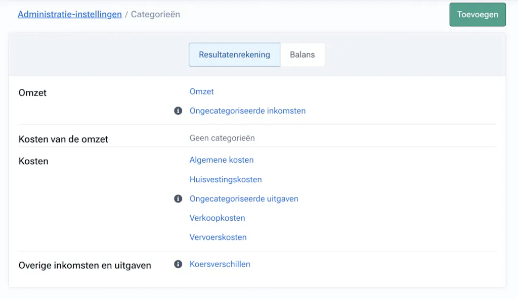 Resultatenrekening