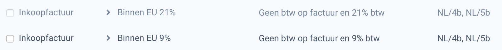 buitenlandse btw-tarieven toevoegen op je factuur