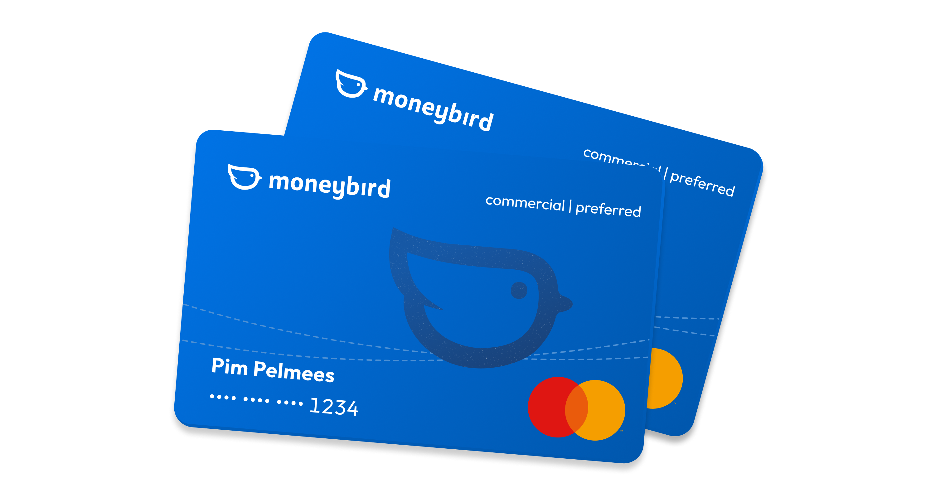 Twee Moneybird betaalpassen