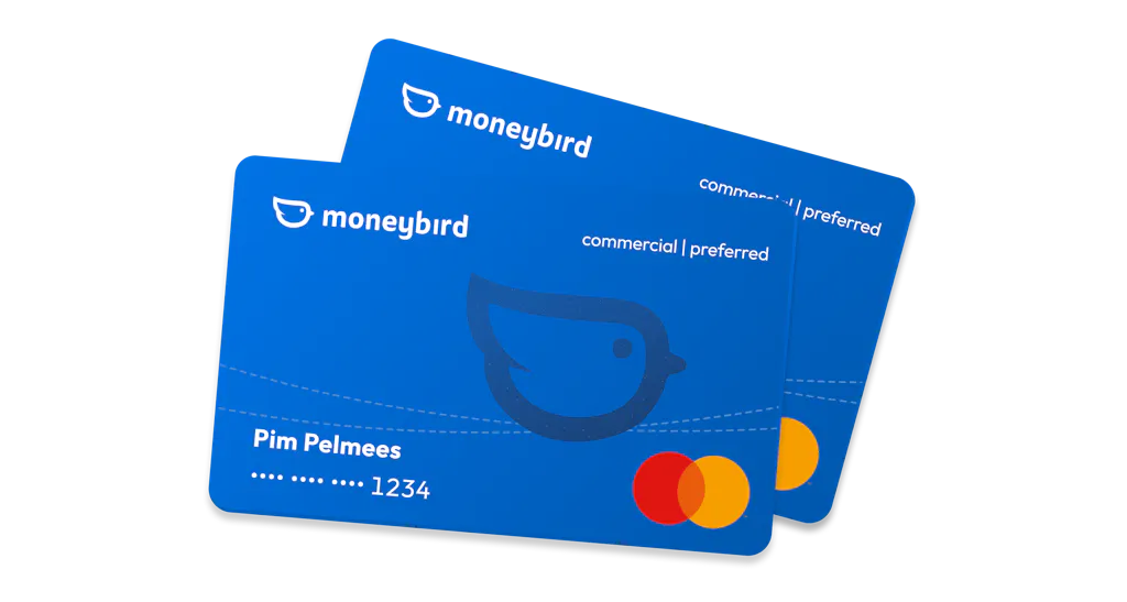 Twee Moneybird betaalpassen