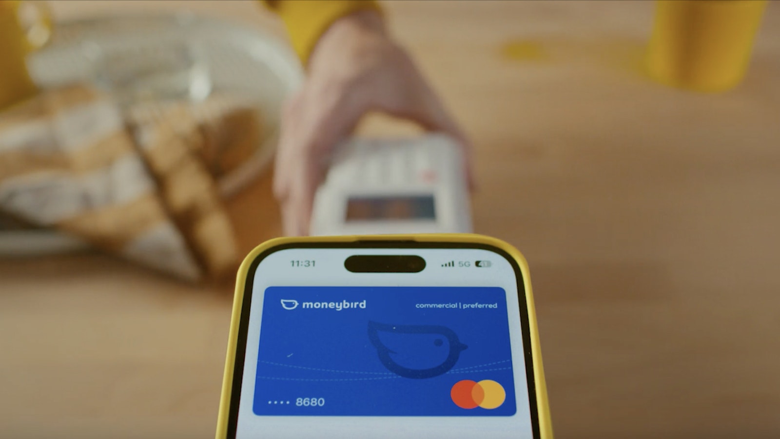 Betalen met betaalpas op telefoon