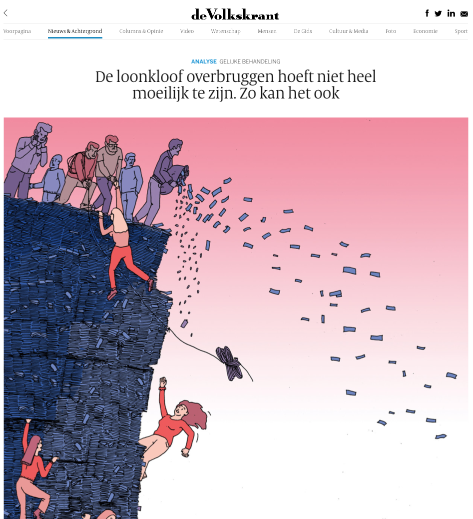 Het artikel in de Volkskrant
