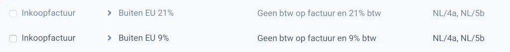 buitenlandse btw-tarieven toevoegen op je factuur