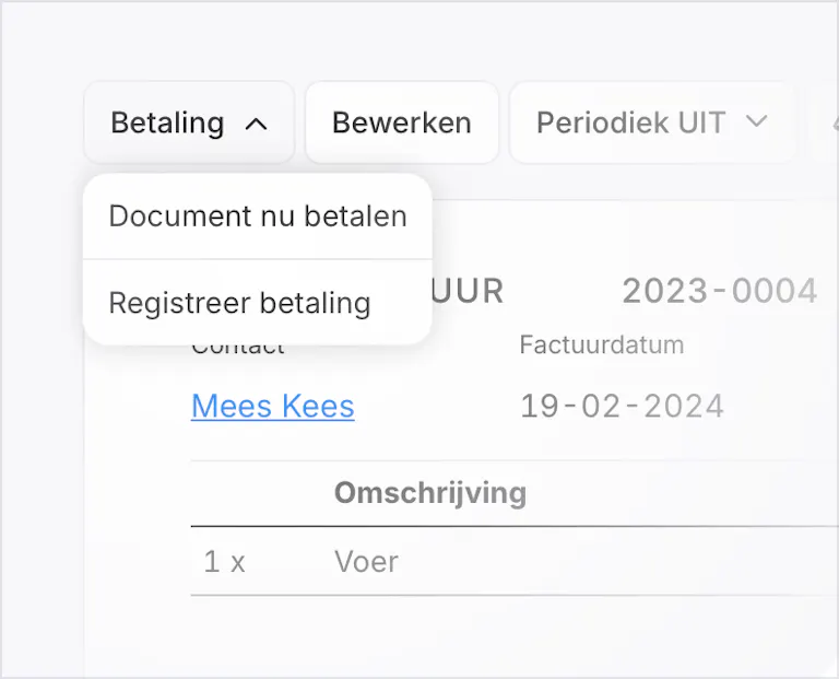 inkoopfactuur betalen
