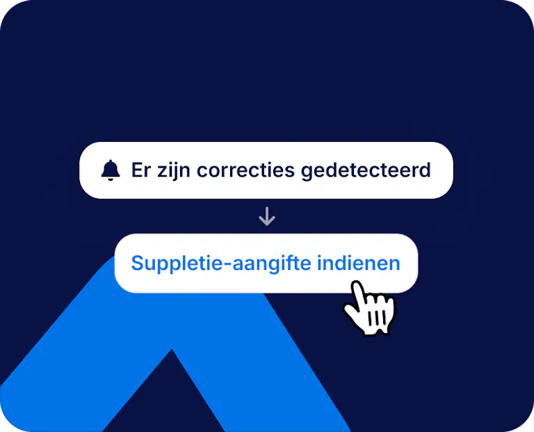 Illustratie 2 stappen correcties en suppleties