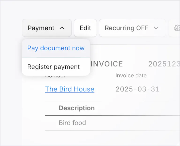 Purchase invoice