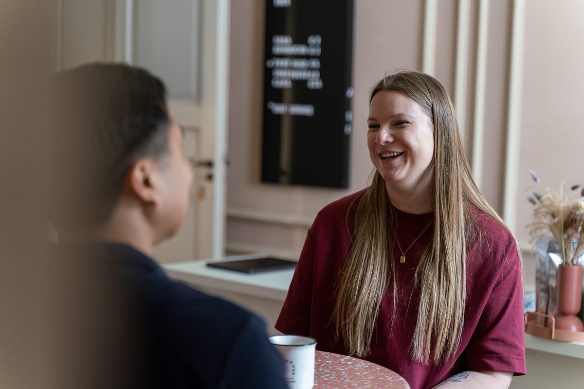 Willeke in gesprek met Jay