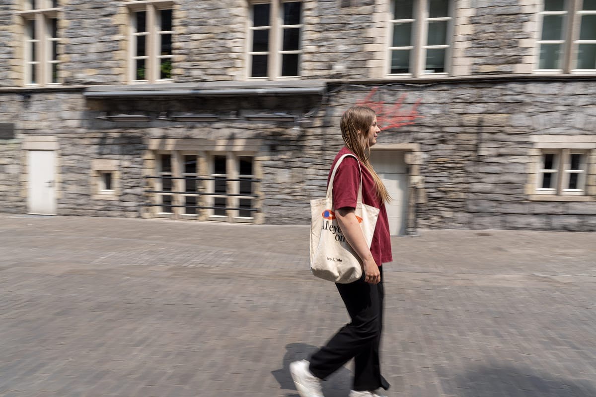 Willeke aan de wandel in Gent