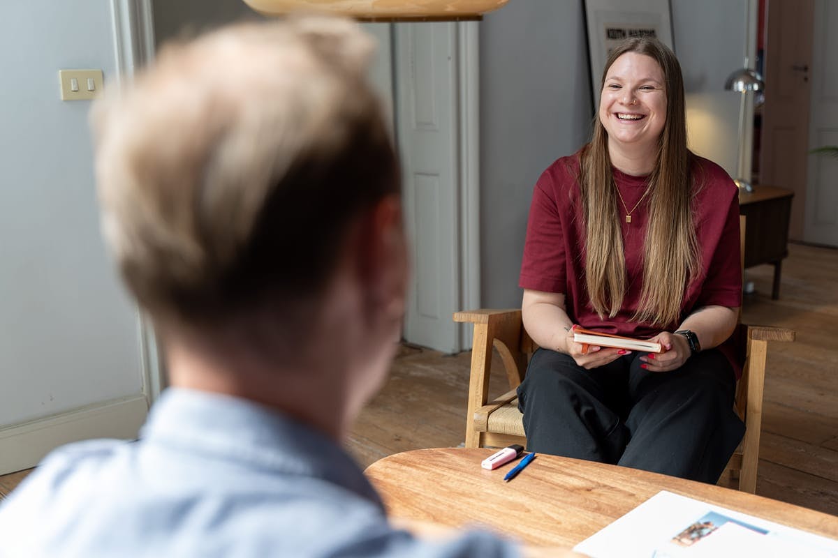 Willeke in gesprek met Marijn