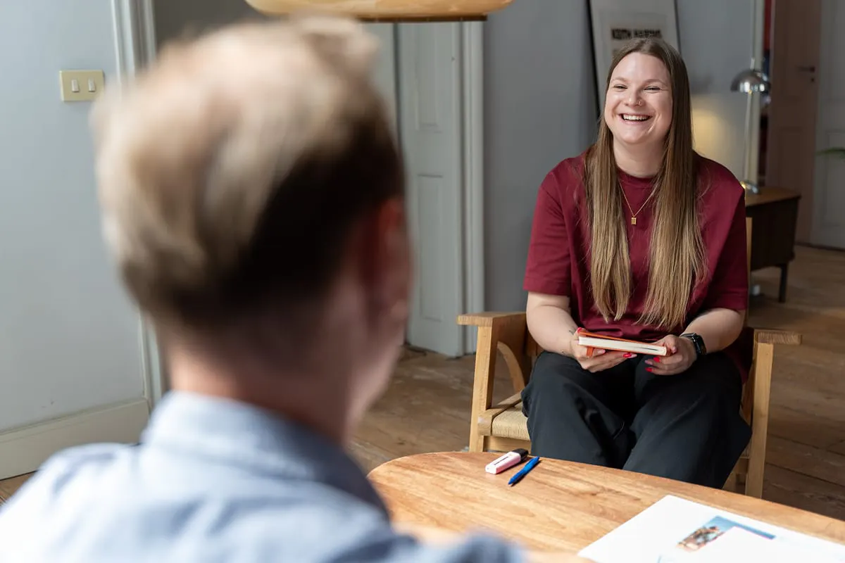 Willeke in gesprek met Marijn