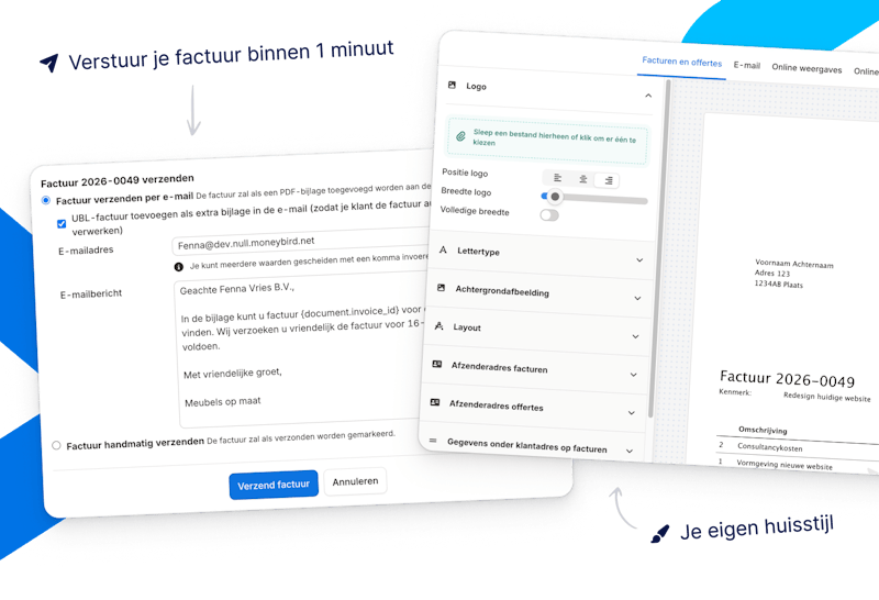 Facturen in je eigen huisstijl
